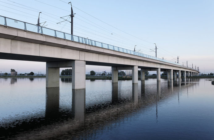 Locatie fotografie van het Hoge Snelheids Traject HSL bij Blijswijk