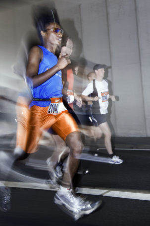 Action fotografie hardlopen voor Mylaps sport tracking
