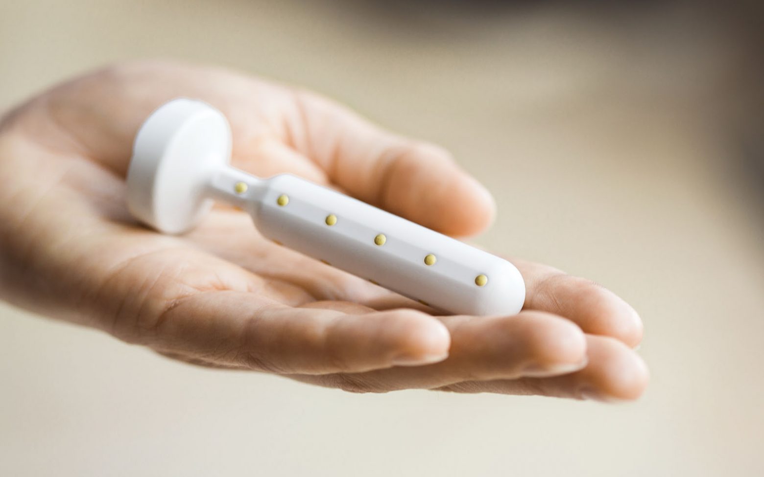 Medische fotografie van de probe van het NOVUQARE MAPLe® bekkenfysiotherapie systeem