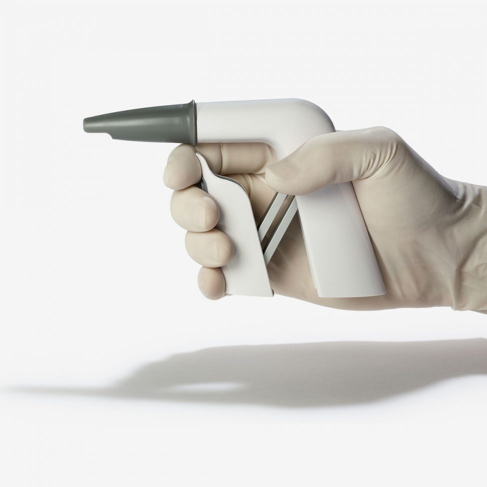 Product fotografie van de COMPULZ® tandheelkundige composiet applicator