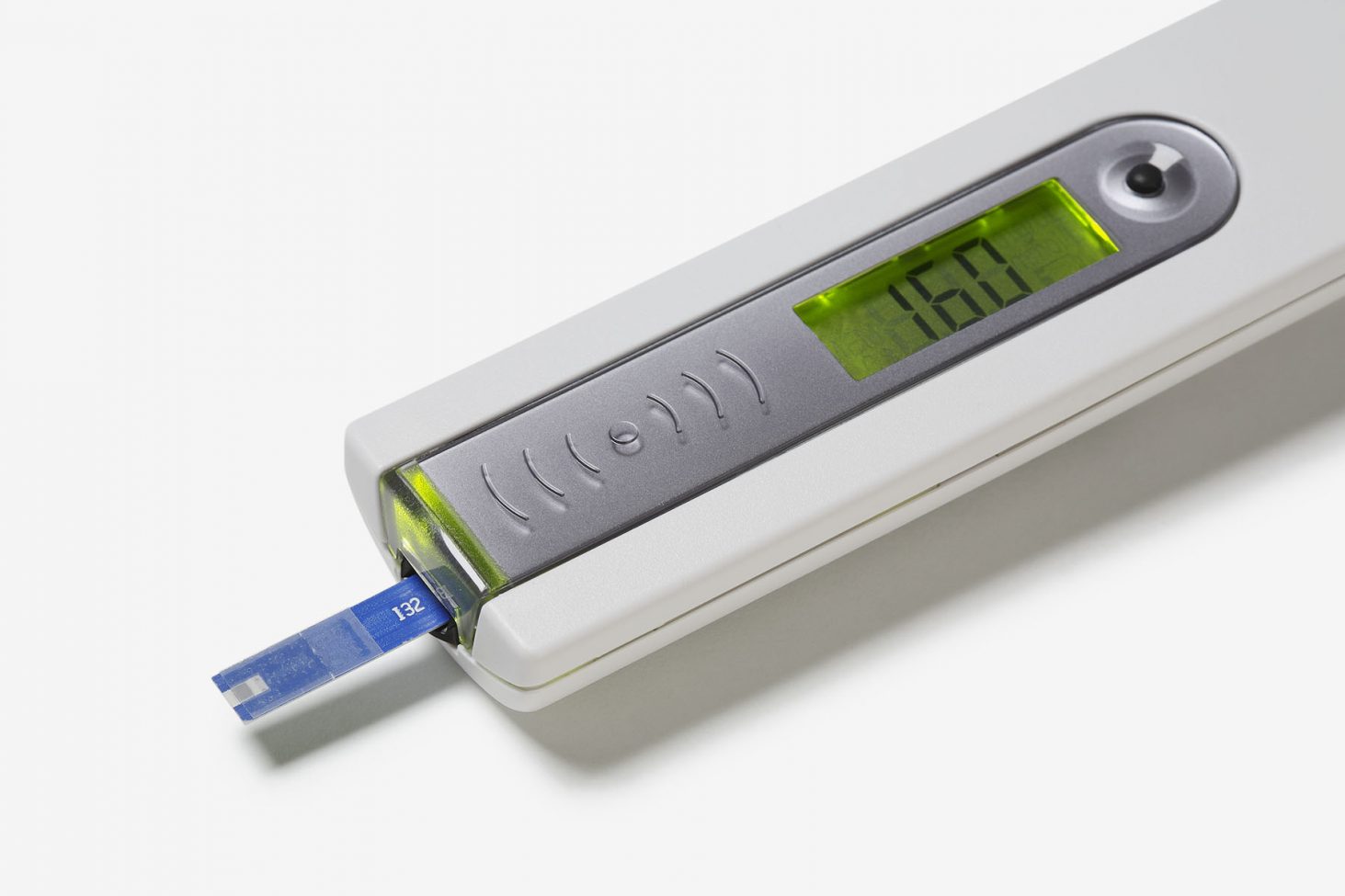 Product fotografie van de BODYTEL GlucoTel bloedsuikermeter