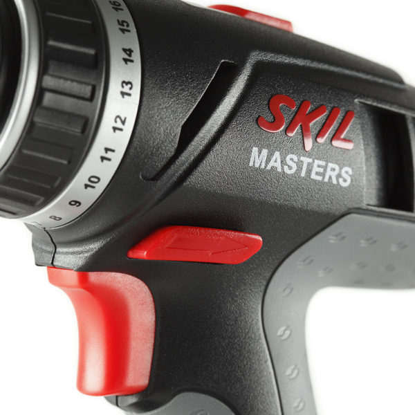 Packshot fotografie van SKIL Masters accuboormachine. npk productfotografie