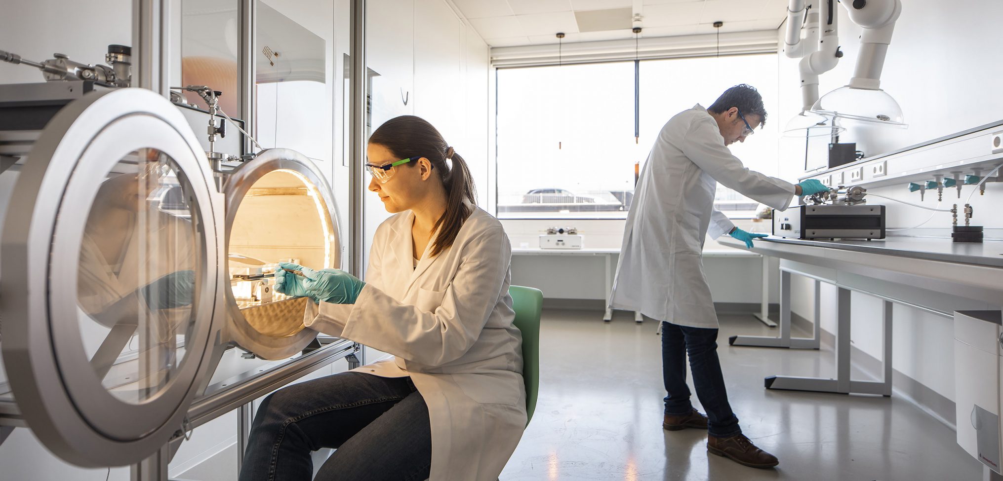 Locatie fotografie van het laboratorium van VSParticle