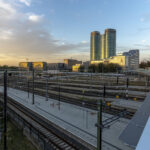 Locatie fotografie van de Uithoflijn in Utrecht
