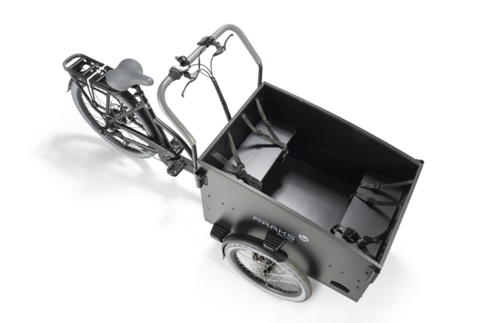 Product fotografie van bakfiets